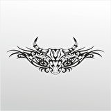 Folyo Sticker Boğa Deseni