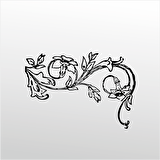 Folyo Sticker Çiçek Deseni