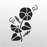 Folyo Sticker Çiçek Deseni