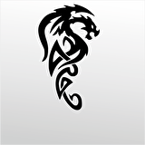 Folyo Sticker Ejderha Deseni