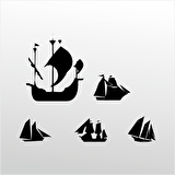 Folyo Sticker Gemiler