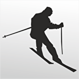 Folyo Sticker Kayakçı