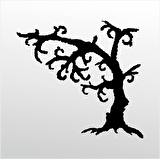 Folyo Sticker Kurumuş Ağaç