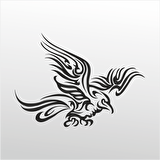 Folyo Sticker Kuş Deseni