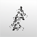 Folyo Sticker Kuş Deseni