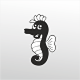 Folyo Sticker  Deniz Atı