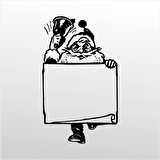 Folyo Sticker Noel Baba