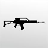 Folyo Sticker RIFLE 7.62 MM