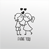 Folyo Sticker Kadın Ve Erkek