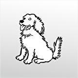 Folyo Sticker Sevimli Köpek