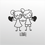 Folyo Sticker Kadın Ve Erkek