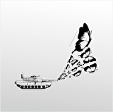 Folyo Sticker Tank Ve Kelebek