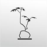 Folyo Sticker Taş Ve Ağaç