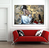 Mitolojik Portre Kanvas Tablo