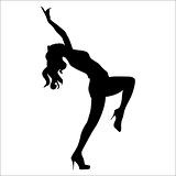 DANSÇI FOLYO STİCKER