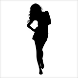 KADIN FOLYO STİCKER