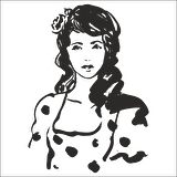 KADIN FOLYO STİCKER