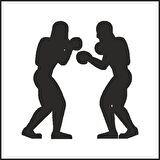 KİCKBOKSCU FOLYO STİCKER