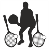 TENİSCİ FOLYO STİCKER