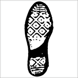 AYAKKABI İZİ FOLYO STİCKER