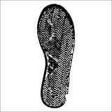 AYAKKABI İZİ FOLYO STİCKER