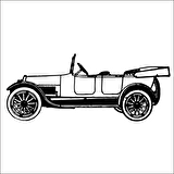 KLASİK OTOMOBİL FOLYO STİCKER