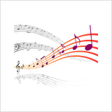 MÜZİK NOTASI FOLYO STİCKER