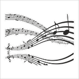 MÜZİK NOTASI FOLYO STİCKER