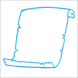 YAZI ALANI FOLYO STİCKER