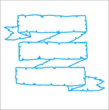 YAZI ALANI FOLYO STİCKER