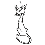 KEDİ  FOLYO STİCKER