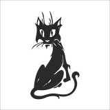 KEDİ  FOLYO STİCKER