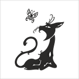 KEDİ  FOLYO STİCKER