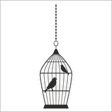 KUŞ KAFESİ   FOLYO STİCKER