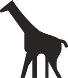 ZÜRAFA FOLYO STİCKER