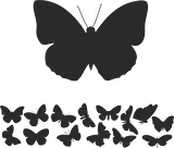 KELEBEK FOLYO STİCKER