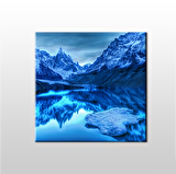 Mavi Yansıması Kanvas Tablo
