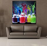 RENKLİ DANS EDEN BOYALAR