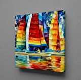 GEMİLER TEMALI KANVAS TABLO