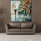 YAĞMUR TEMALI KANVAS TABLO