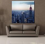 ŞEHİR MANZARALARI VE AKŞAM ÜSTÜ TEMALI KANVAS TABLO