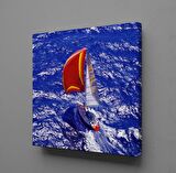 MAVİ DENİZDEKİ TEKNE