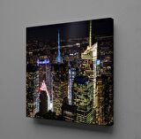 GECE IŞIKLI ŞEHİR MANZARASI