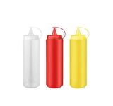 1 Adet  Fişek Sosluk 400 Ml. SOSLUK SARI ŞEFFAF SARI