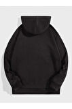 Çocuk Kartal Baskılı Kapşonlu sweatshirt