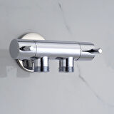 Çift Çıkışlı Taharet Musluğu 3 Yollu Taharet Musluğu