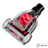 srfn ticaret Mini Turbo Elektrikli Süpürge Süpürücü Başlığı - (32MM Çap)