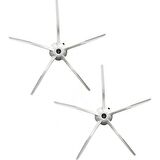 Srfn Ticaret Xiaomi Roborock S5-S50-S51-S55-S6-S6 Pure-S5 Max Robot Süpürge 5 Kollu Fırça (2 Adet Beyaz)