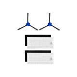 Srfn Ticaret Anker Uyumlu Eufy Robovac 11S Robot Süpürge 4'lü Yedek Parça Seti