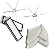 Srfn Ticaret Roborock S6 Uyumlu Yenileme Seti 6 Parça (Beyaz)